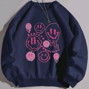 Radiate Positivity Blue Crew Neck